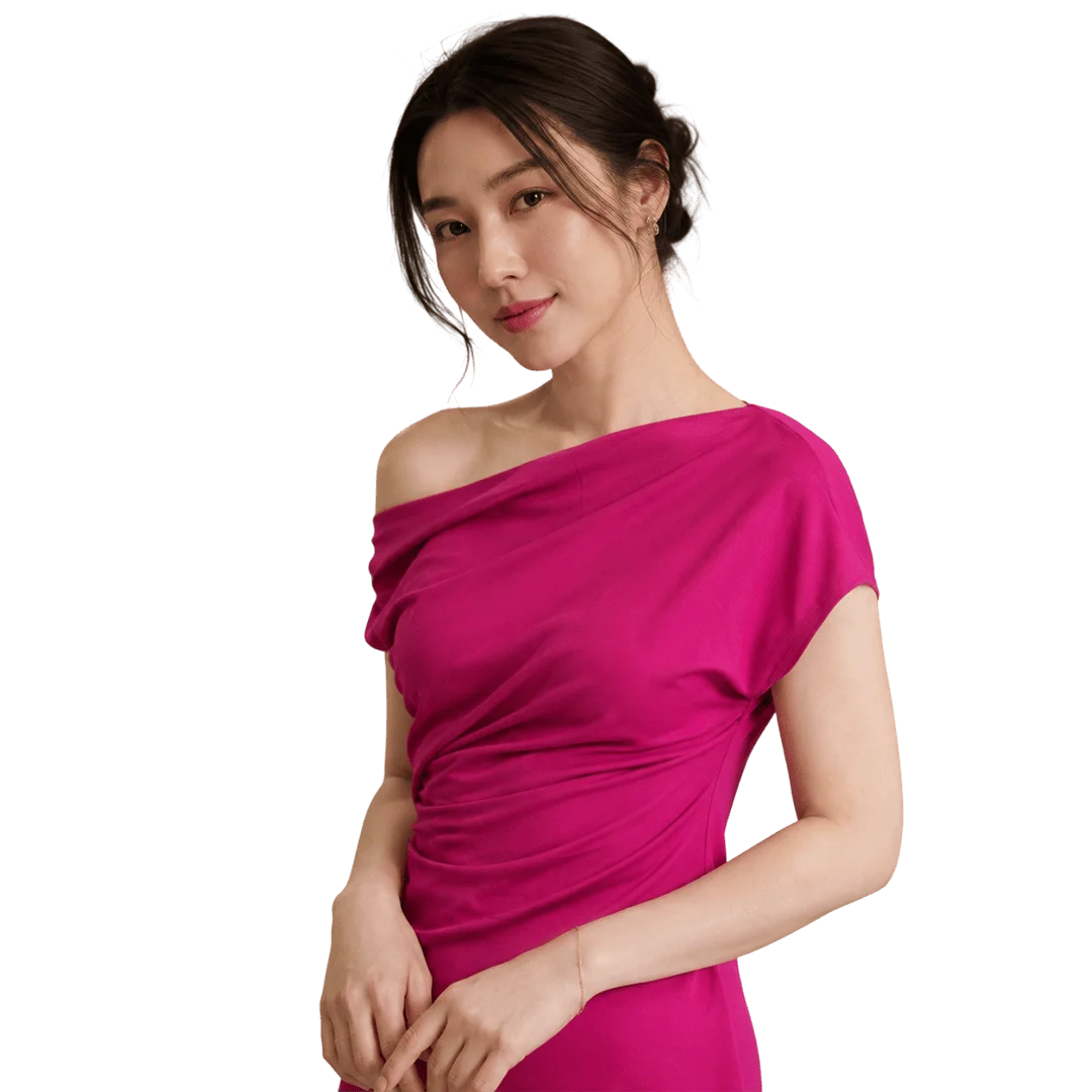 fuchsia-asymmetry-dress3-luminadrissa